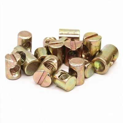 Twin Hole Barrel Nut Fyrir Húsgögn